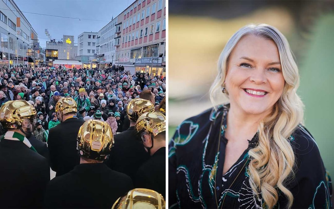 Supportrarna skapar ett levande Västerås